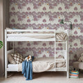 The Key to the Forest, Pink Mural Wallpaper - room preview 02