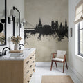 Nantes France Skyline Concrete Mural Wallpaper - room preview 02