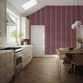 Bloom Lines Purple Mural Wallpaper - room preview 02
