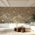 Cherry Tree Birds, Green Mural Wallpaper - room preview 02