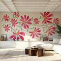 Pretty Blooms I Mural Wallpaper - Light Tone - room preview 02
