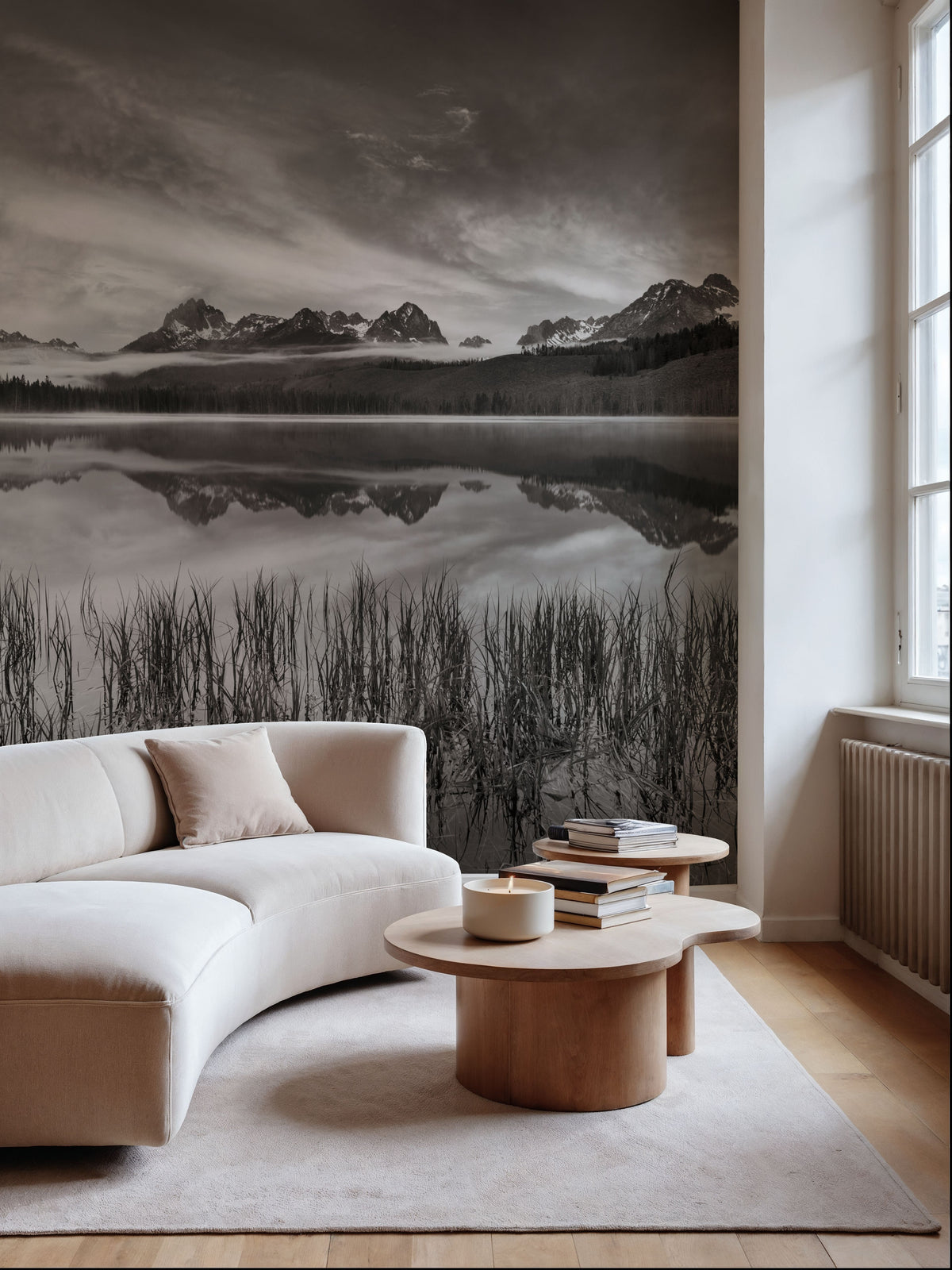Little Redfish Mirror Mural Wallpaper - room preview 02