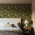 Tiger Scene Mural Wallpaper - room preview 02