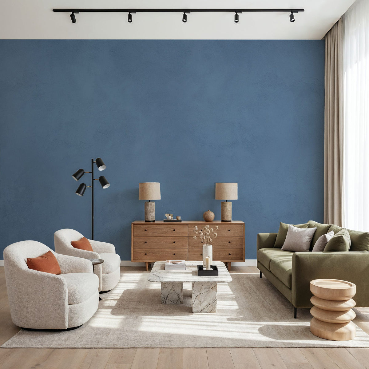 Tuscan Clay, Sky Mural Wallpaper - room preview 02
