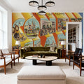 Greetings From Coney Island Mural Wallpaper - room preview 02