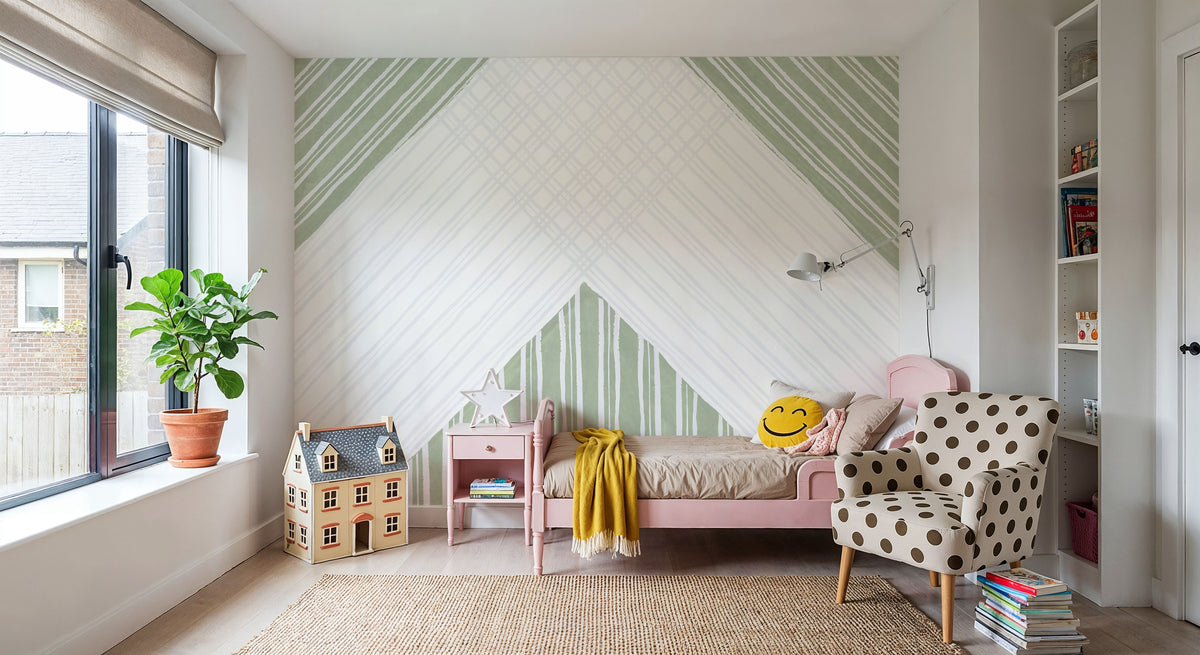 Geo Abstract III Mural Wallpaper - room preview 02