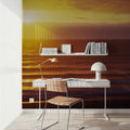Golden Horizon Mural Wallpaper - room preview 02