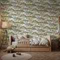 Orchard Reverie Pattern, Cream Mural Wallpaper - room preview 02