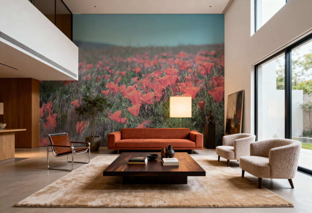 California Blooms I Mural Wallpaper - room preview 02