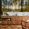 Pine Forest Sunrise Mural Wallpaper - room preview 02