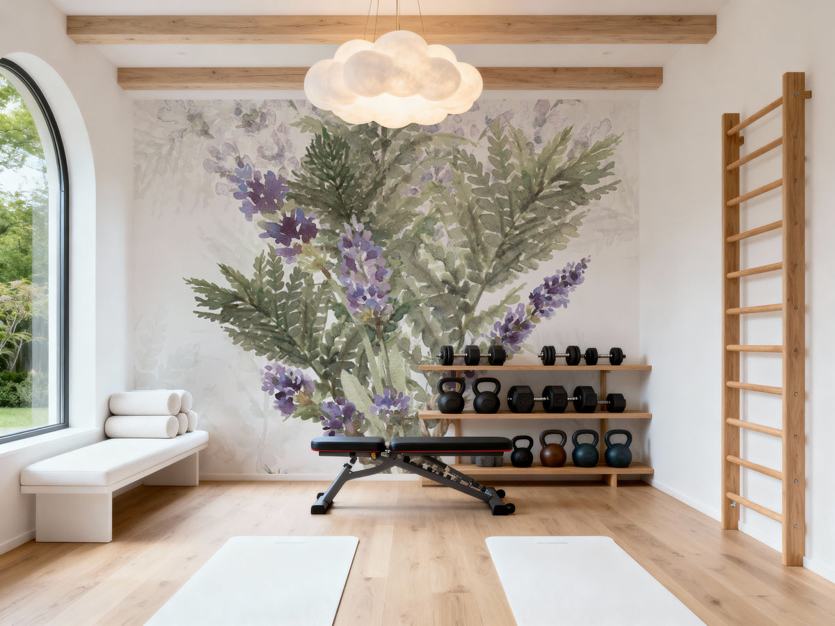 Fresh Lavender III Mural Wallpaper - room preview 02