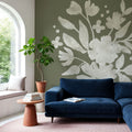 Full Bloom IX Mural Wallpaper - room preview 02
