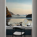 Ruby Beach Mural Wallpaper - Neutral Tone - room preview 02