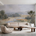 River Afternoon Mural Wallpaper - room preview 02