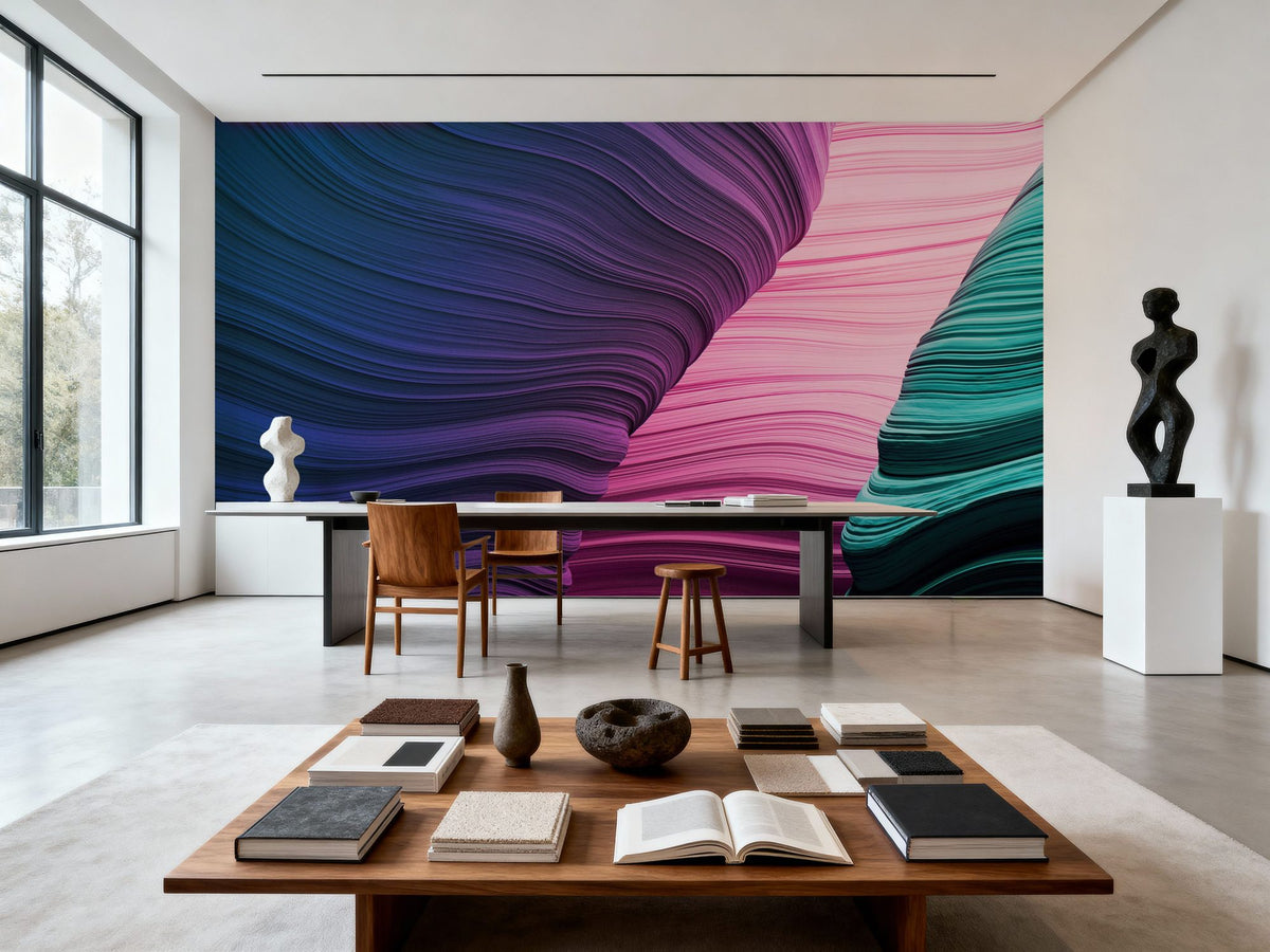 Canyon Curves Mural Wallpaper - room preview 02