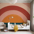 Ocean Rainbow Mural Wallpaper - room preview 02