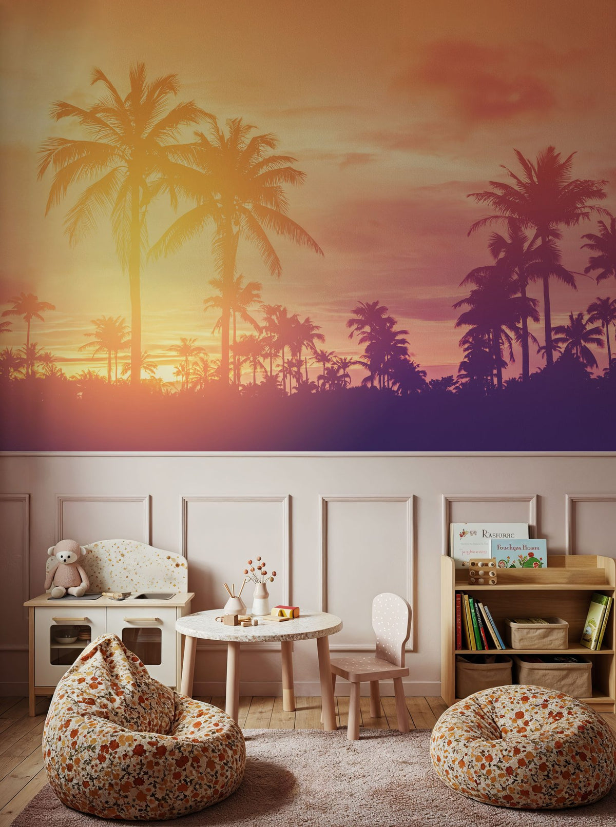 Indio Sunset Mural Wallpaper - room preview 02