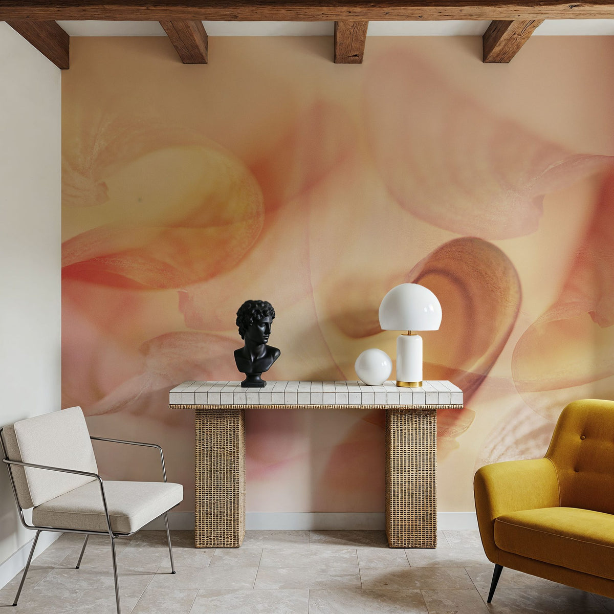 Dancing Leaves Mural Wallpaper - room preview 02