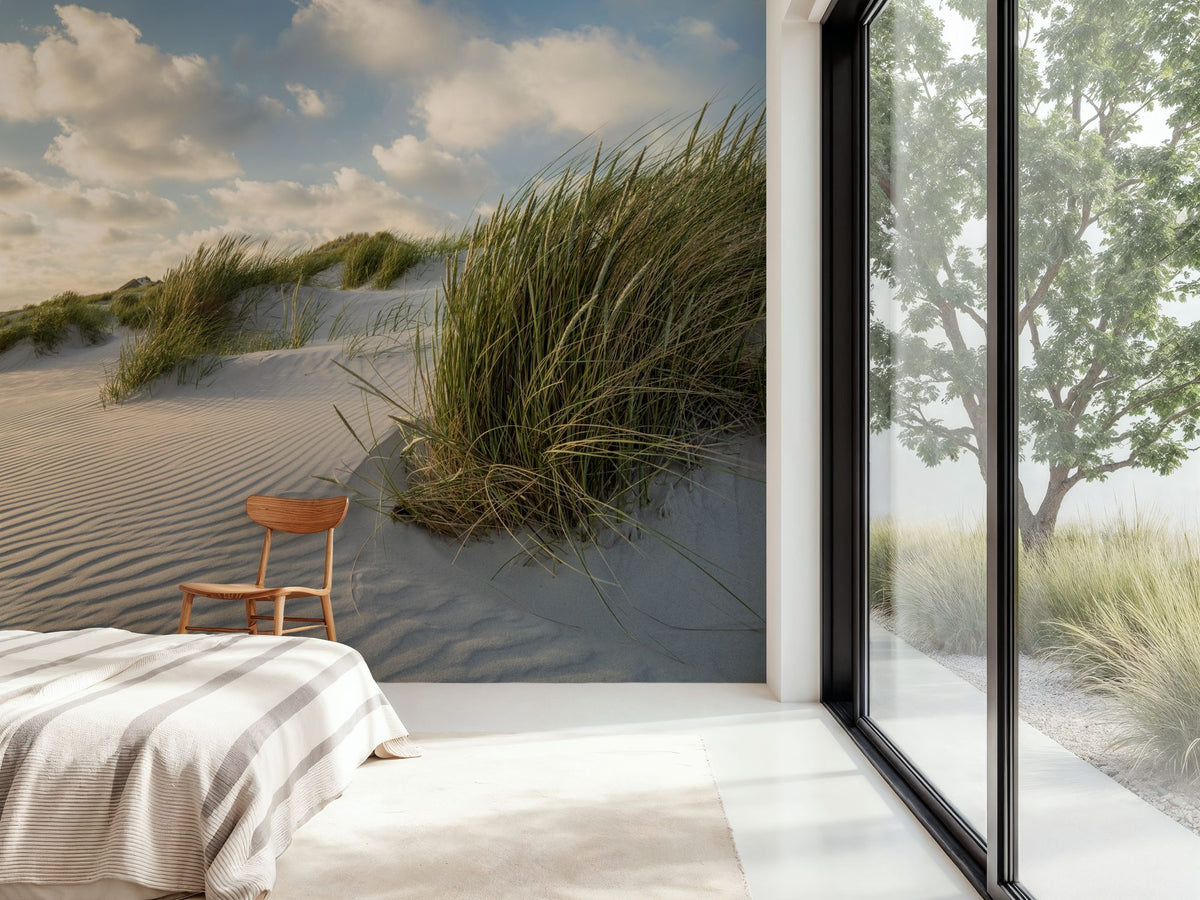 Grass Beach Mural Wallpaper - room preview 02