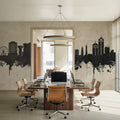 Virginia Beach Skyline Concrete Mural Wallpaper - room preview 02