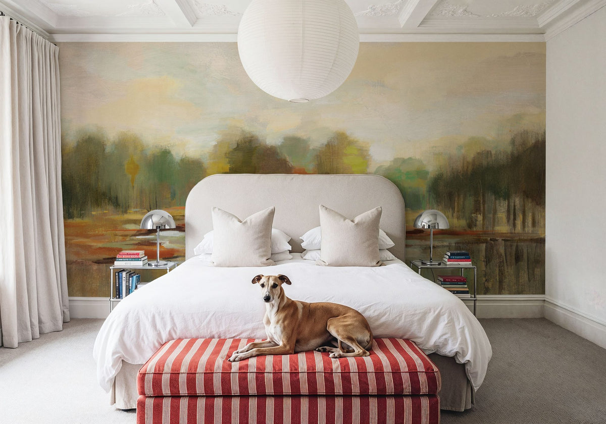 Chilly Fall Mural Wallpaper - room preview 02