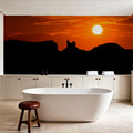 US 163 Sunset Mural Wallpaper - room preview 02