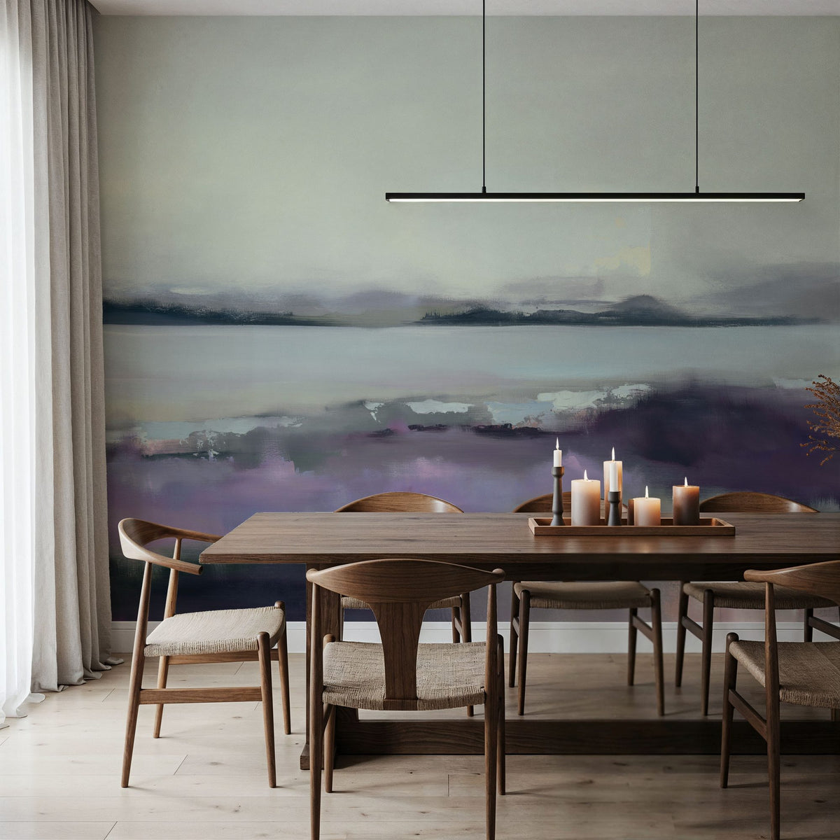 Lupine Mural Wallpaper - room preview 02