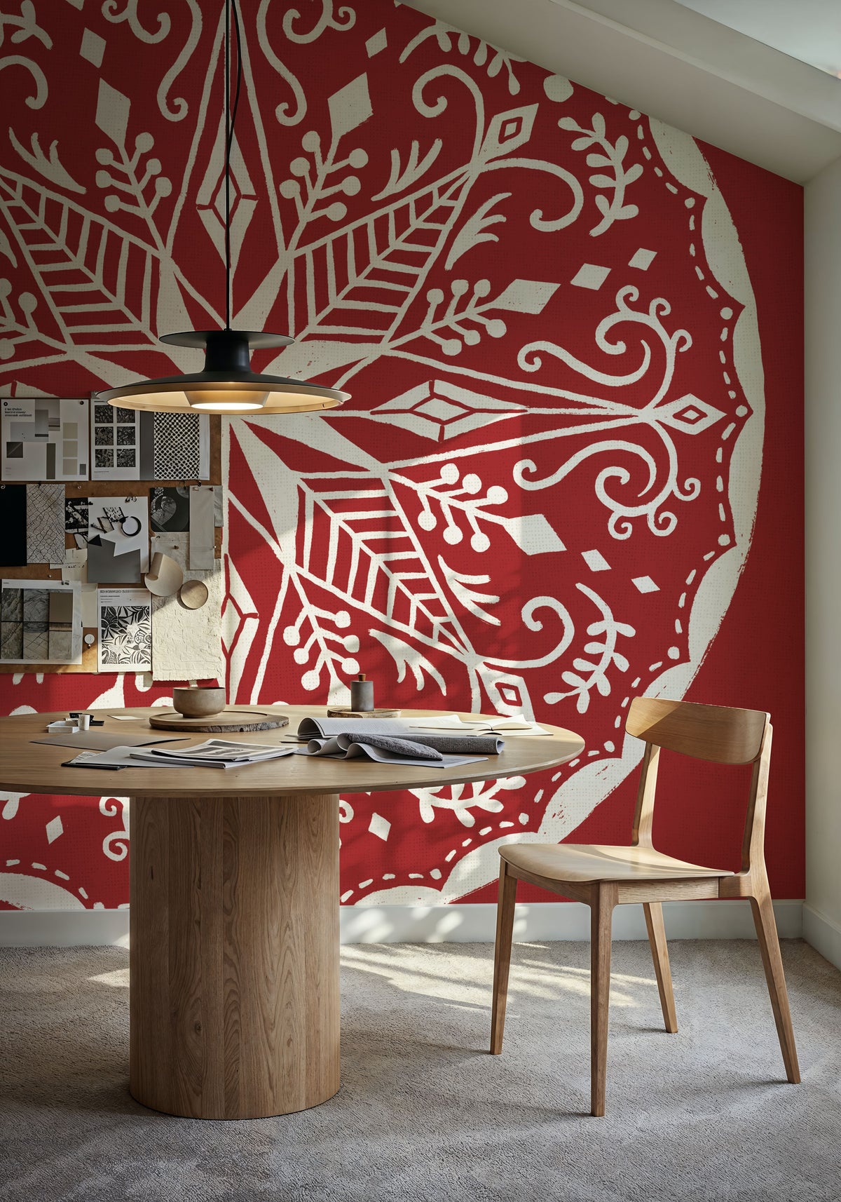 Holiday Form XII Mural Wallpaper - room preview 02