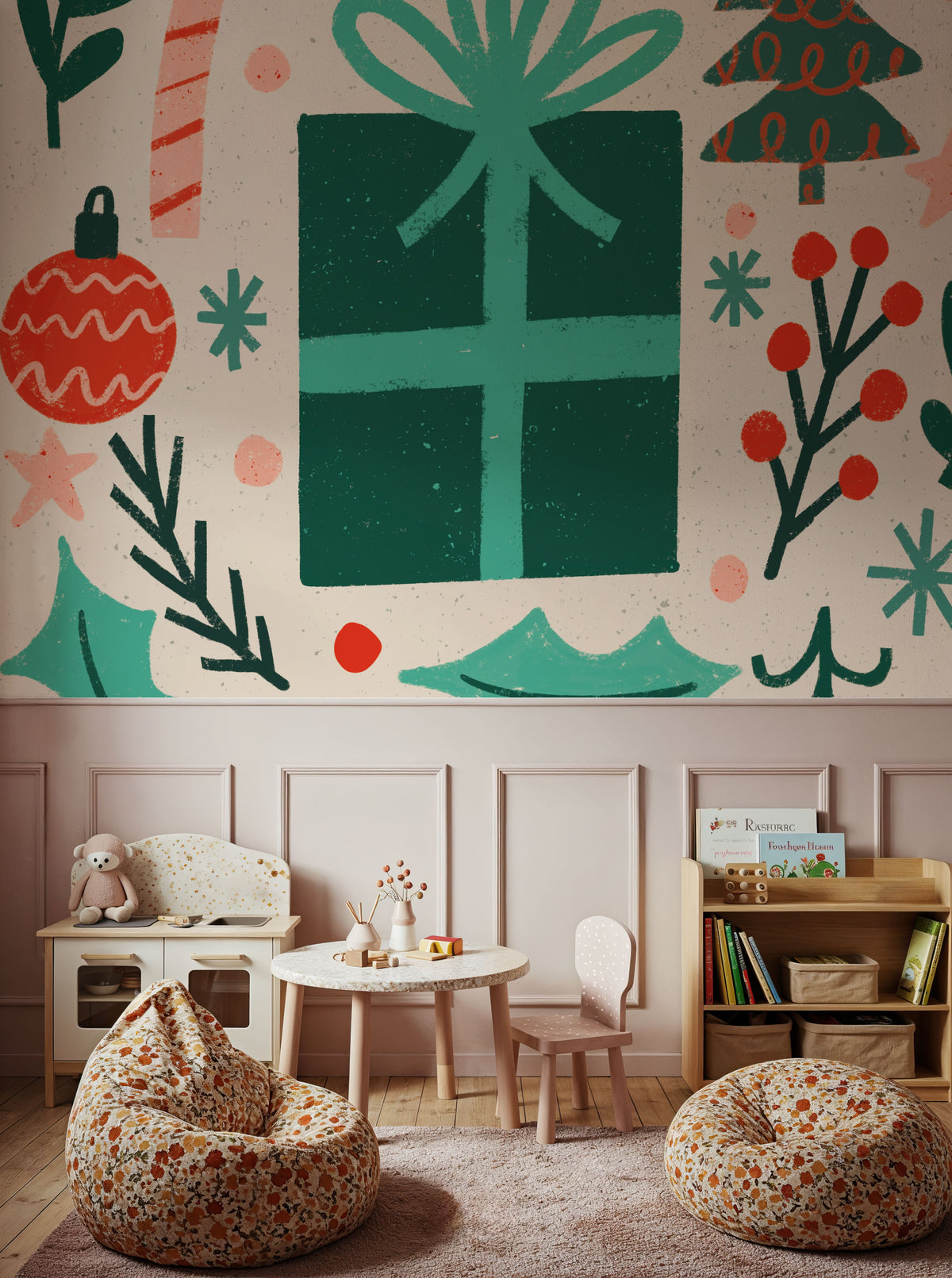 Warm Wishes I Mural Wallpaper - room preview 02