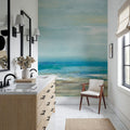 Sea Coast Mural Wallpaper - room preview 02
