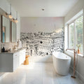 Paris Rooftops Mural Wallpaper - room preview 02