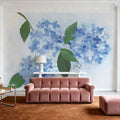 Providence Hydrangea II Mural Wallpaper - room preview 02