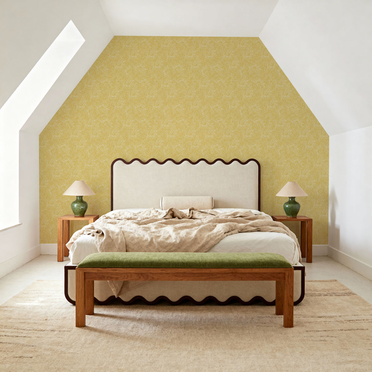 Catch the Breeze, Lemon Mural Wallpaper - room preview 02