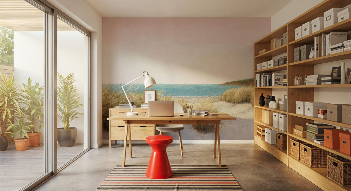 Lighthouse by the Sea Mural Wallpaper - room preview 02