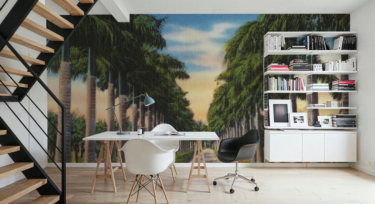 Greetings From Royal Palms Mural Wallpaper - room preview 02
