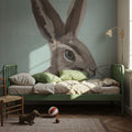 Spring Bunny Mural Wallpaper - room preview 02