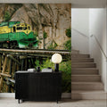 Mountain Passage Mural Wallpaper - room preview 02