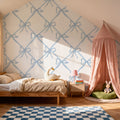 Petite Bows Sky Mural Wallpaper - room preview 02