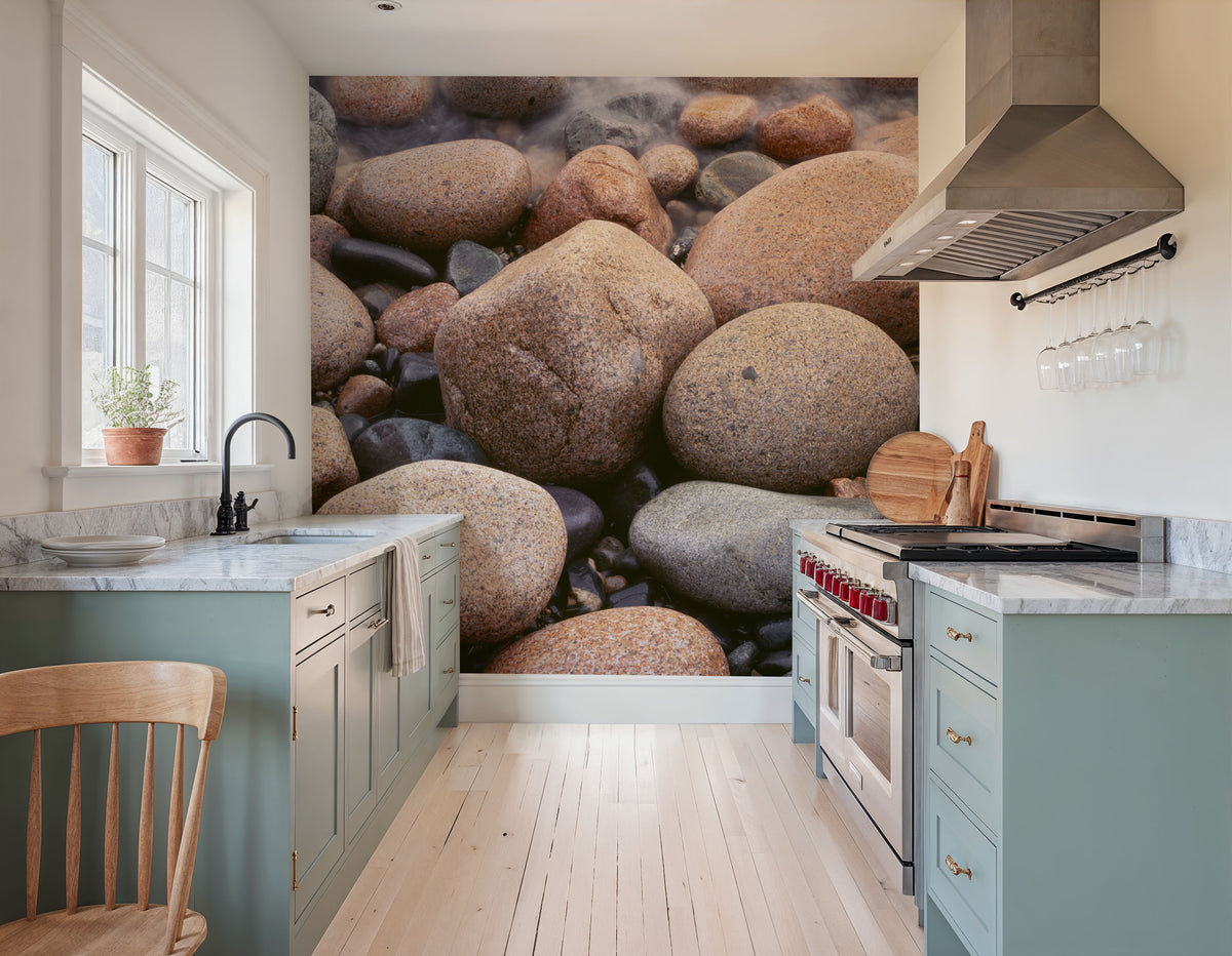 Glistening Stones Mural Wallpaper - room preview 02