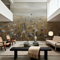 Field of Flowers Neutral Mural Wallpaper - room preview 02