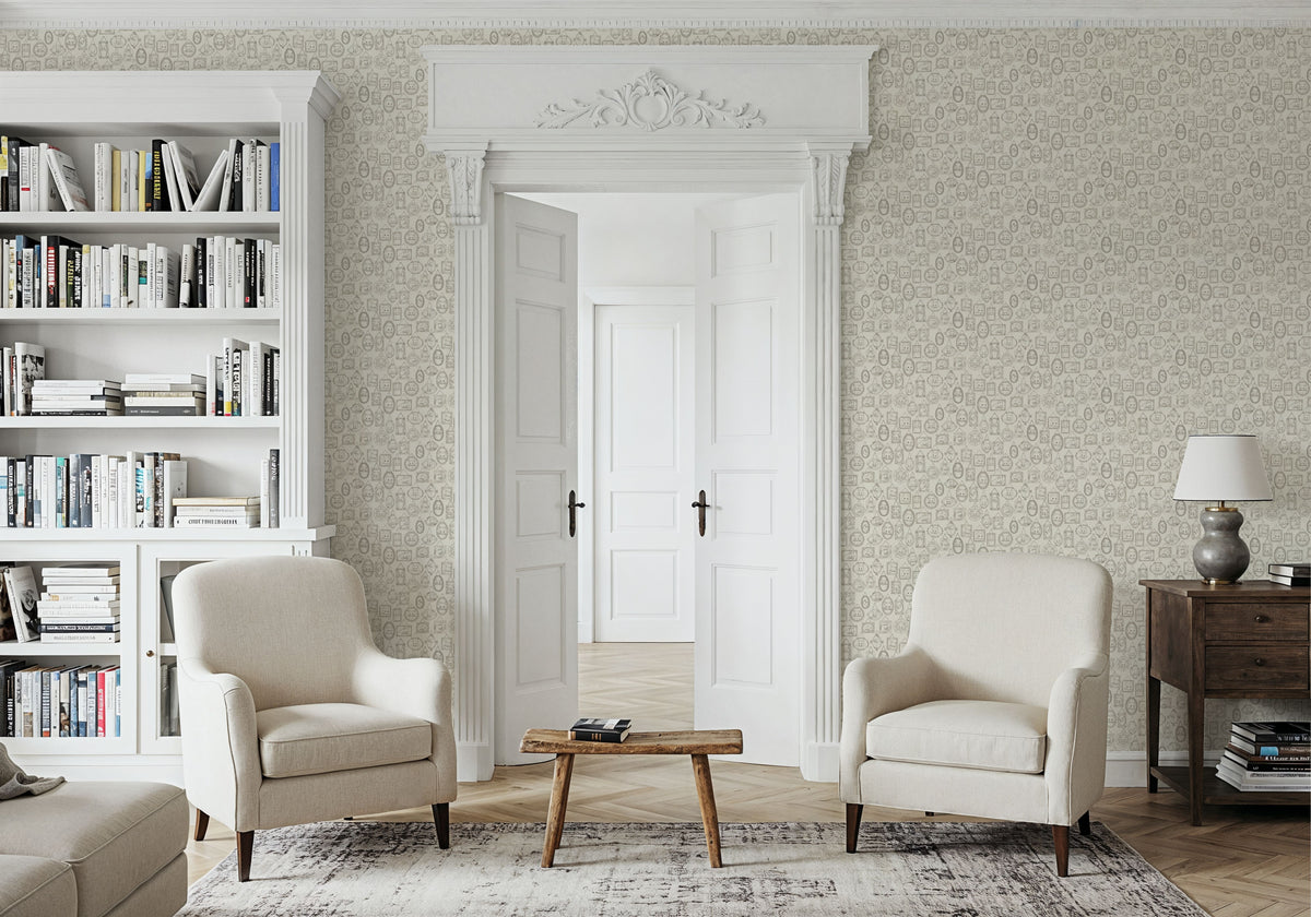 Purrfect Portraits Gallery Wall Mural Wallpaper - room preview 02