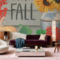Hello Fall Mural Wallpaper - room preview 02