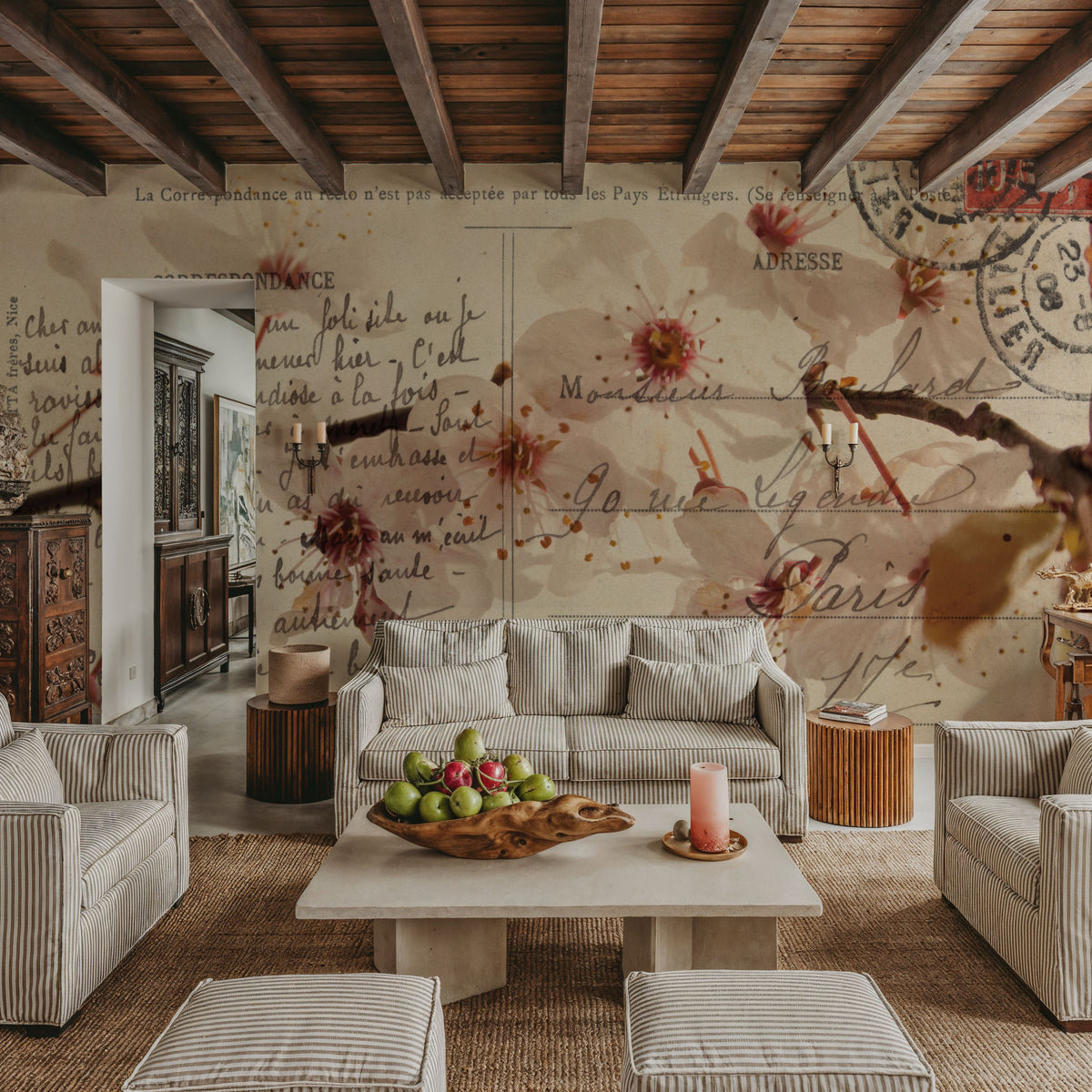 Letters to My Love I Mural Wallpaper - room preview 02