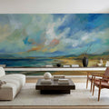 Sunny Clouds Mural Wallpaper - room preview 02
