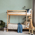 Seaside Fish Light Blue Mural Wallpaper - room preview 02