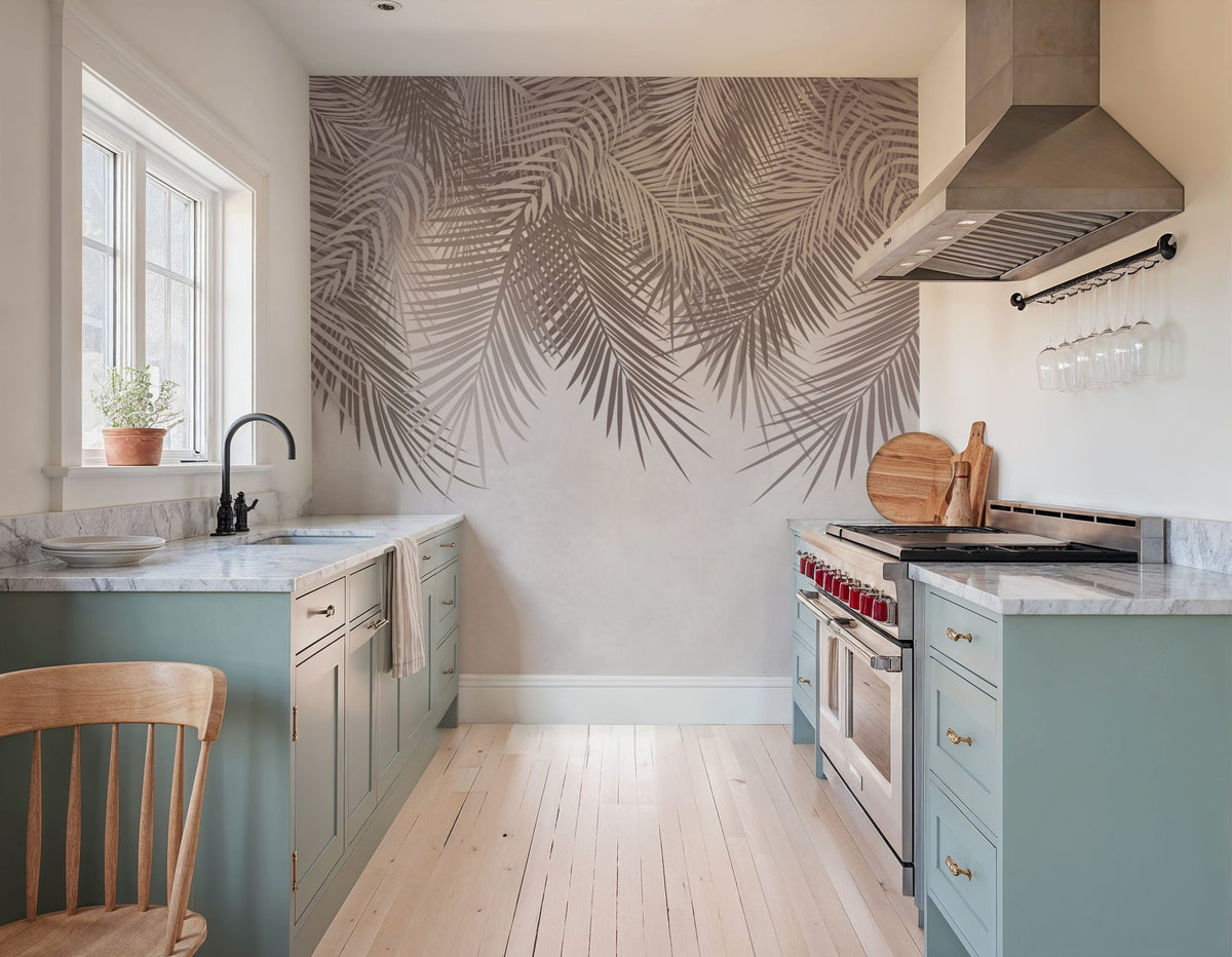 Palms Around Us Mural Wallpaper - room preview 02