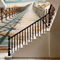 Secluded Beach Mural Wallpaper - room preview 02