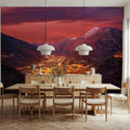 Crimson Valley Vista Mural Wallpaper - room preview 02