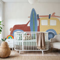 Surf Bus No.4 Mural Wallpaper - room preview 02