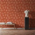Beach Doodles Mural Wallpaper - room preview 02